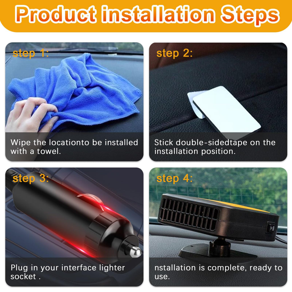 Phonery HeatWave ® Car Heater Defroster