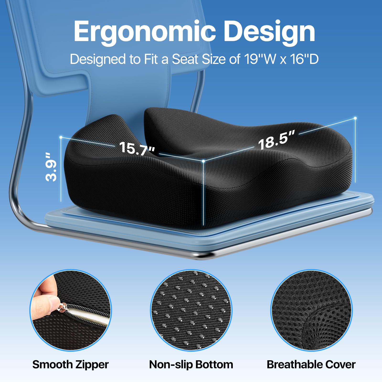 Phonery CushHaven ® Car Seat Booster
