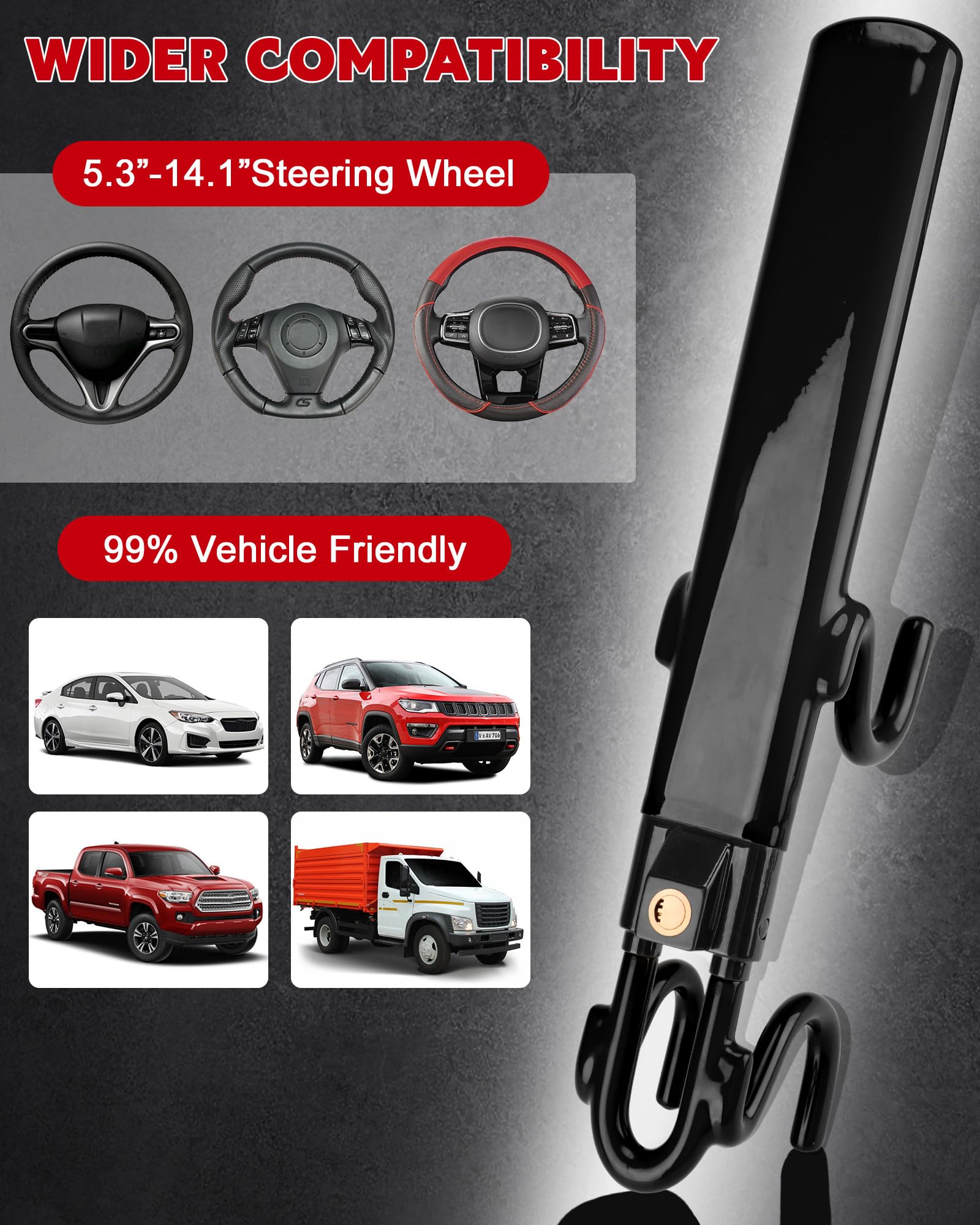 Phonery ArmorGrip  ® Steering Wheel Lock