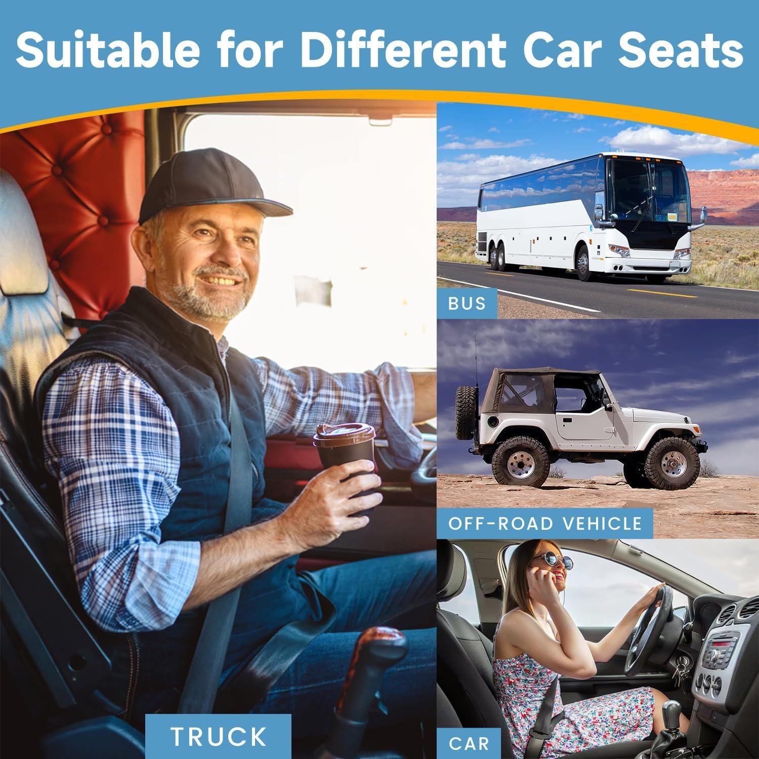 Phonery CloudRide ® Gel Seat Cushion For Driving
