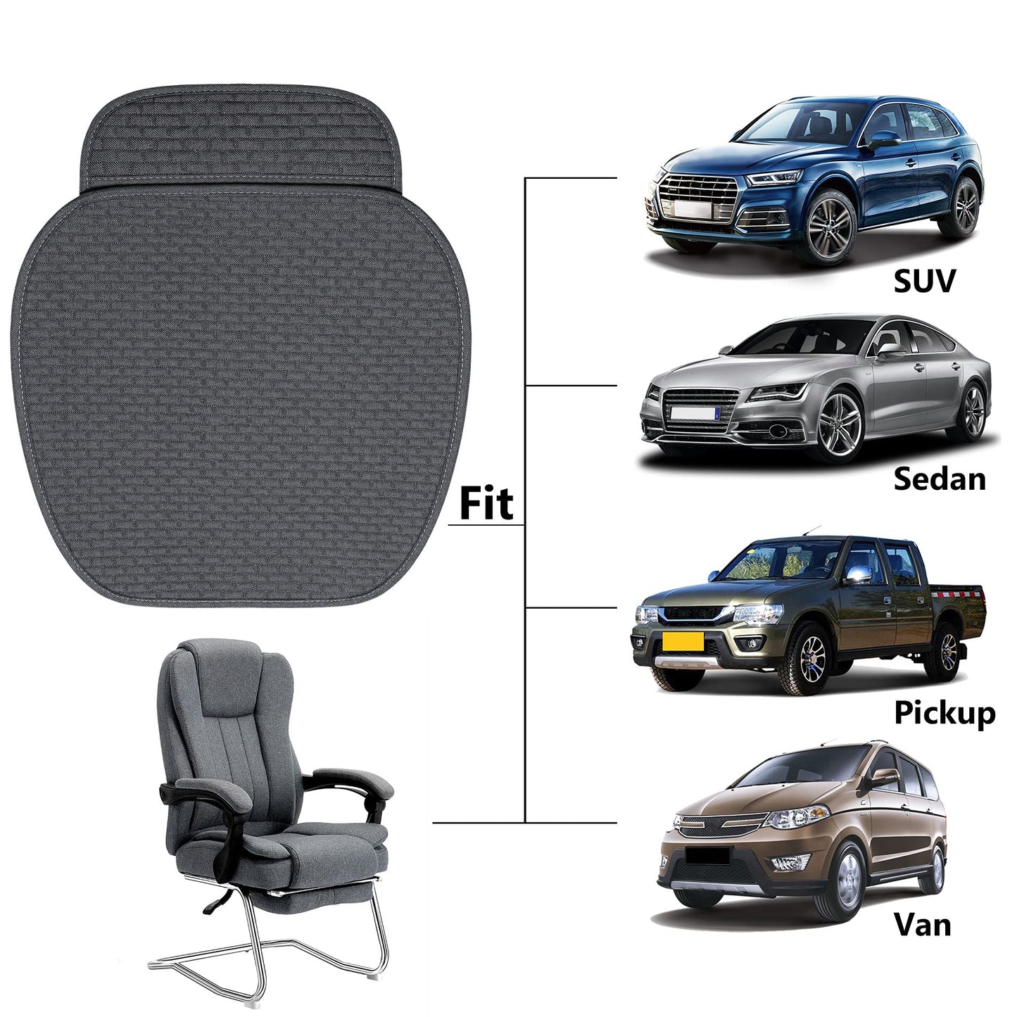 Phonery DriveEase ® Car Seat Protector Covers