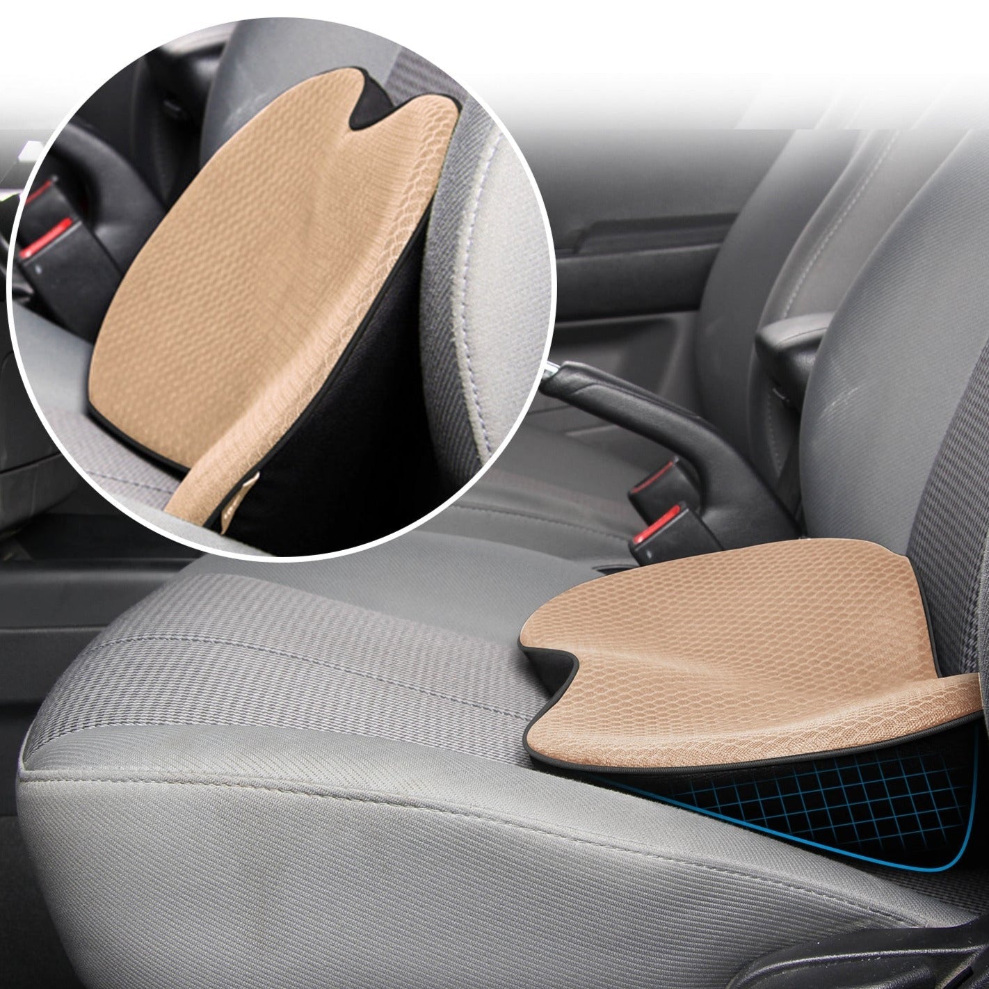 Phonery Pad ® Seat Wedge for Car