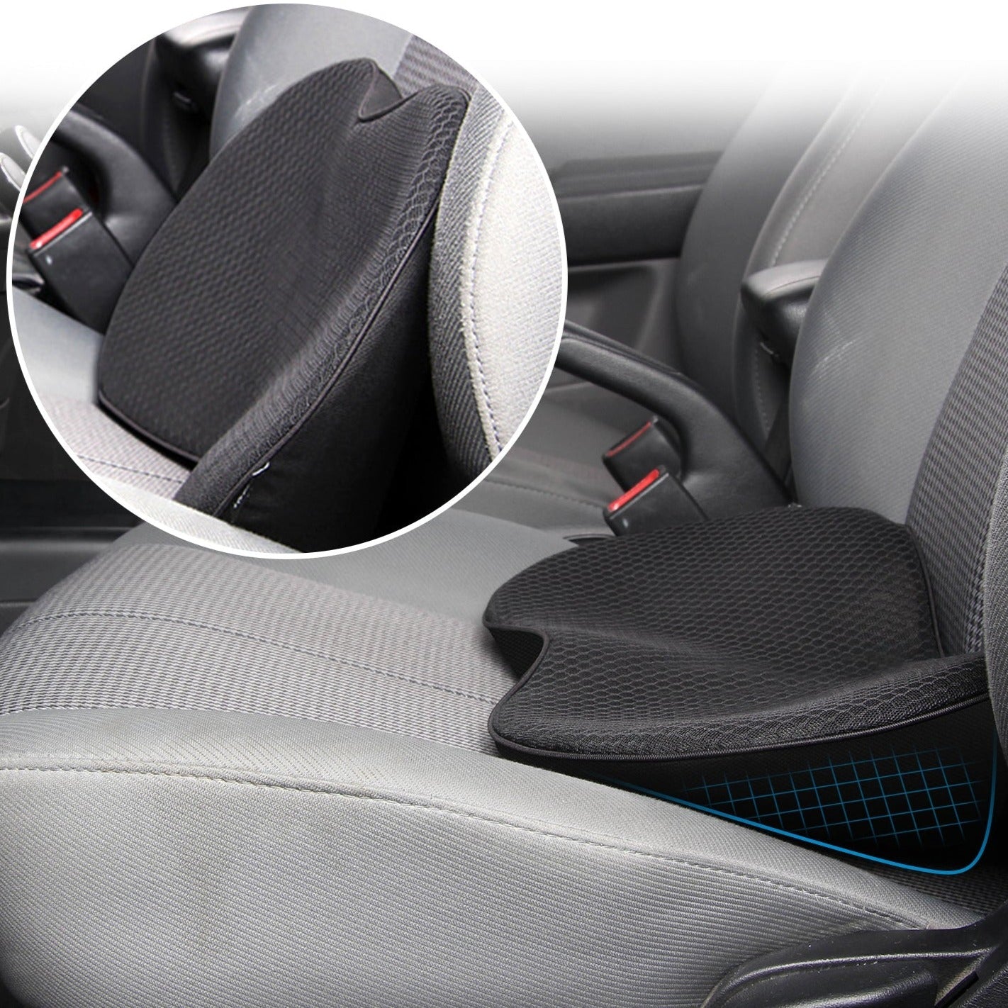 Phonery Pad ® Seat Wedge for Car