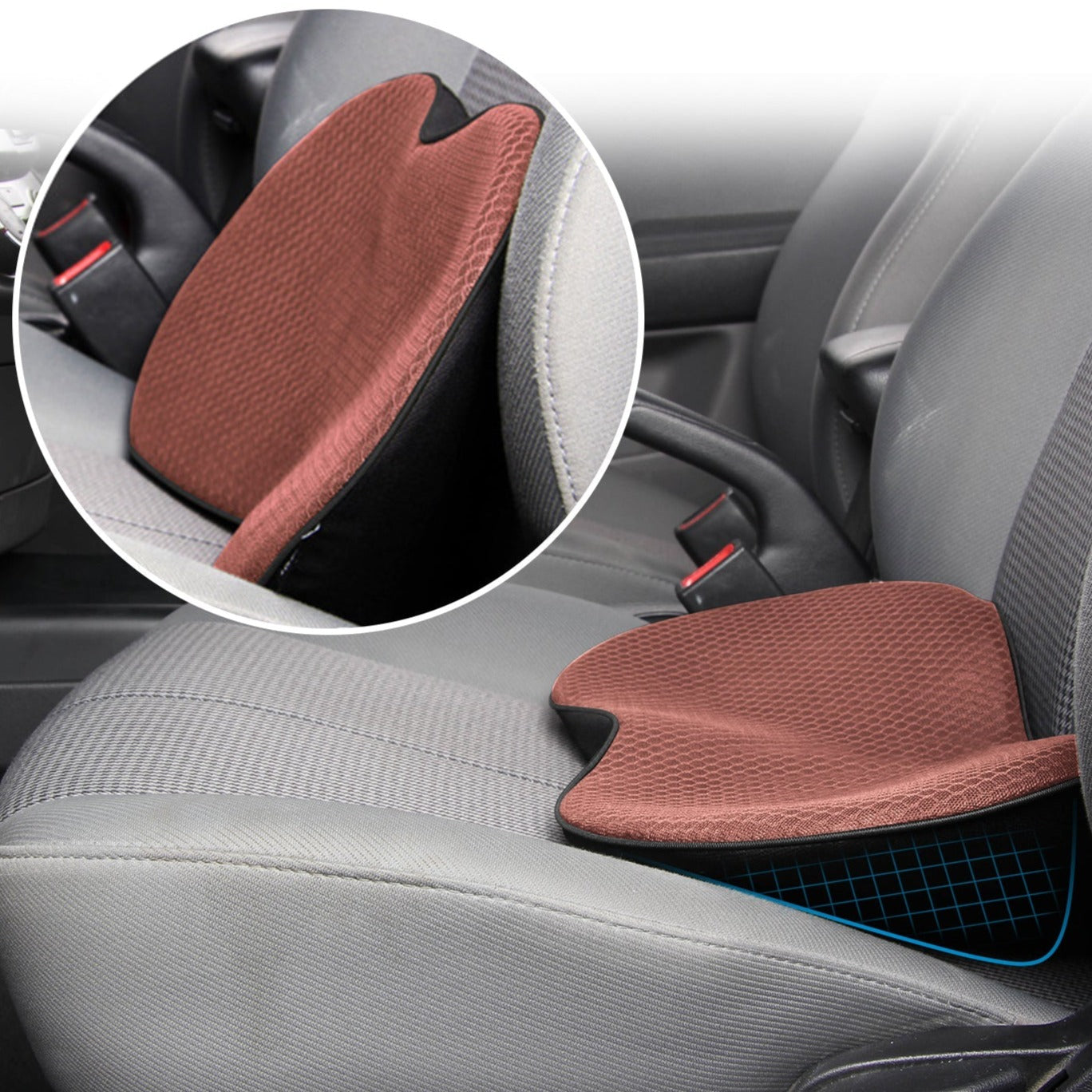 Phonery Pad ® Seat Wedge for Car