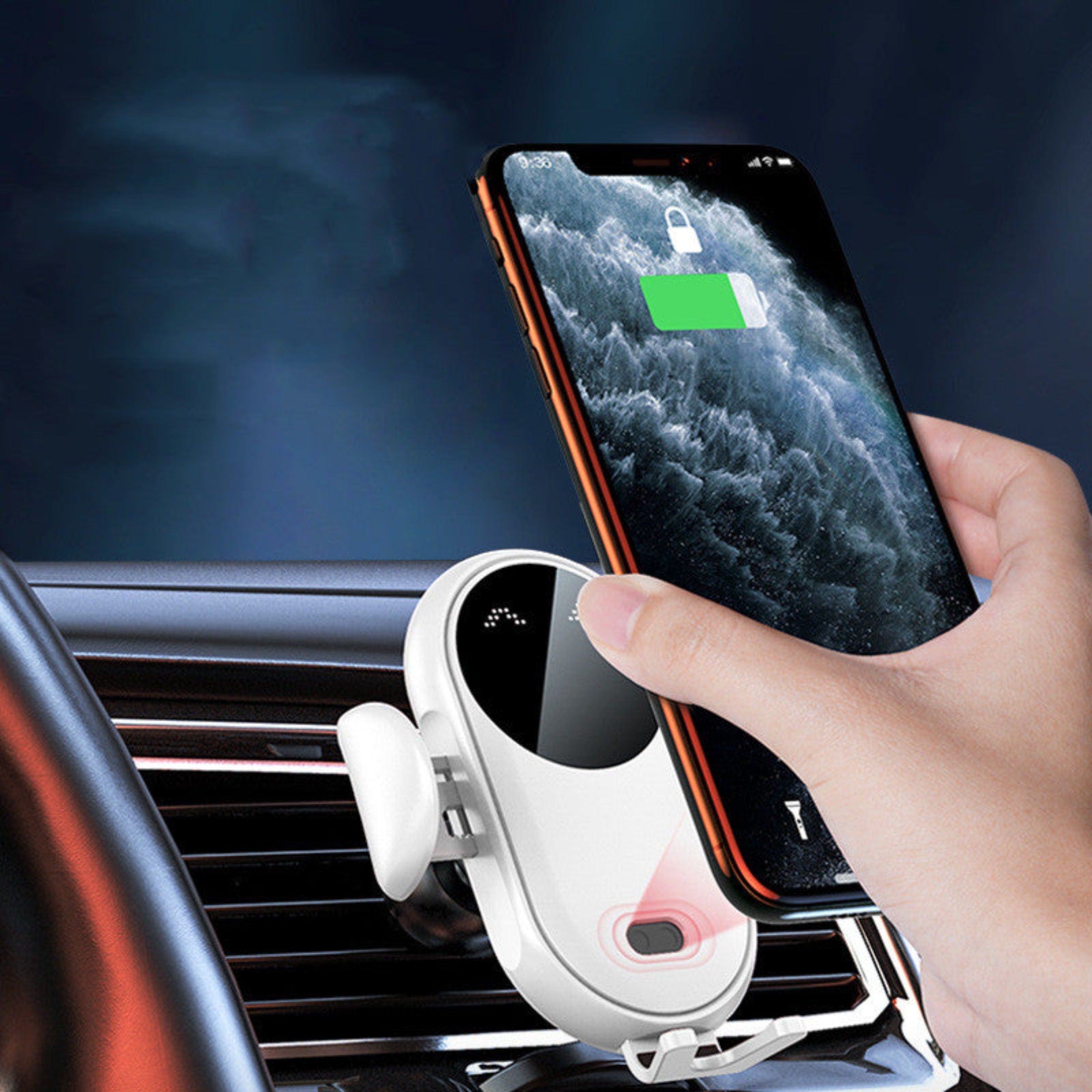 Phonery Hugger ® Phone Wireless Charger For Car