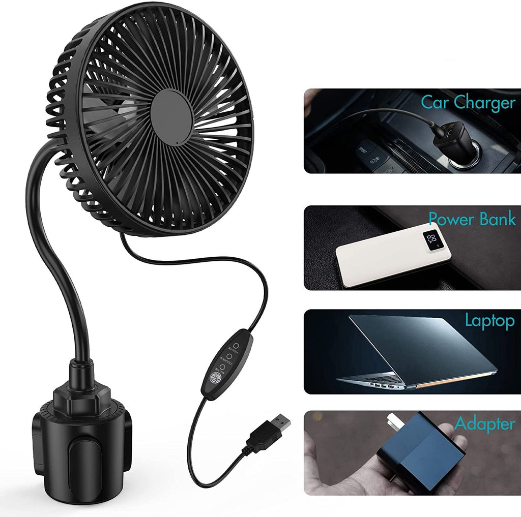 Phonery BreezeVibe ® Car Cup Holder Fan