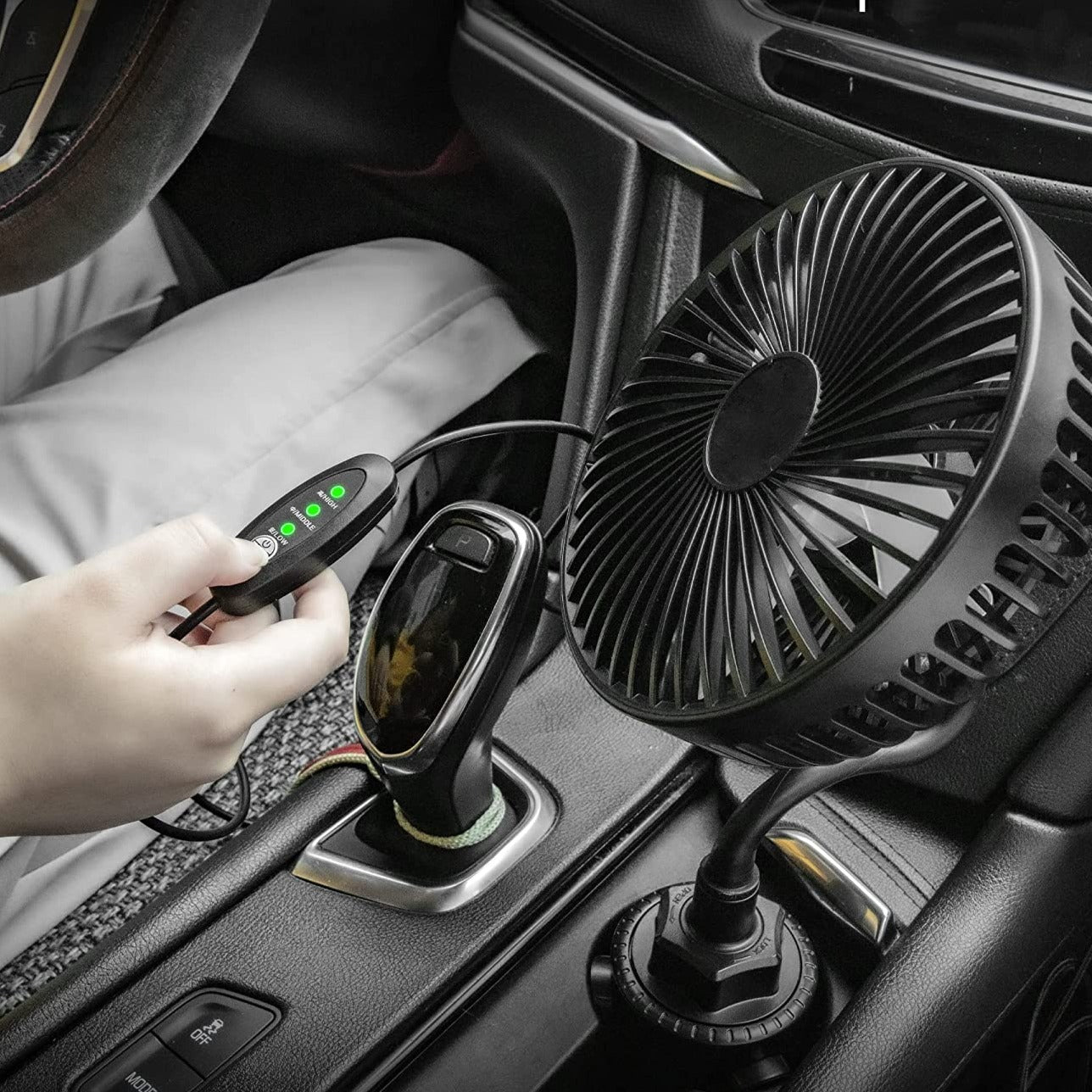 Phonery BreezeVibe ® Car Cup Holder Fan