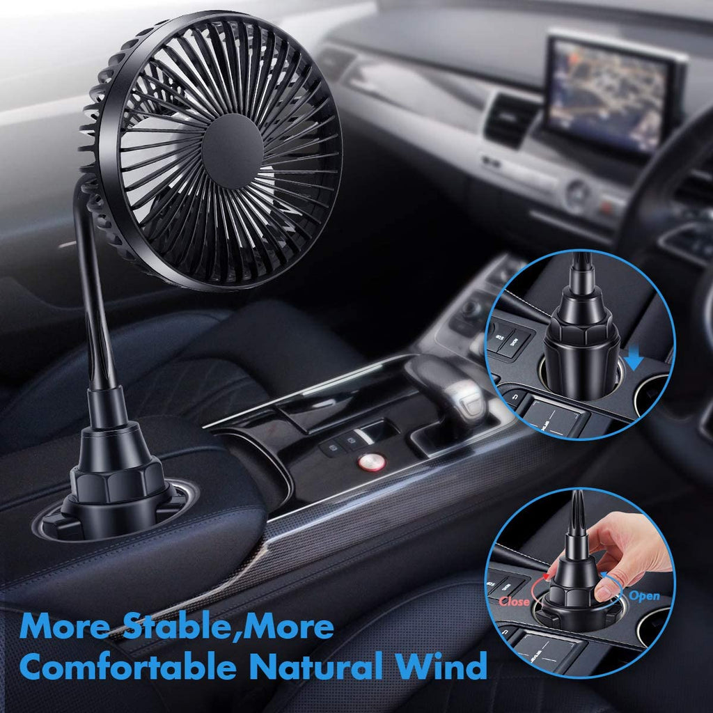 Phonery BreezeVibe ® Car Cup Holder Fan