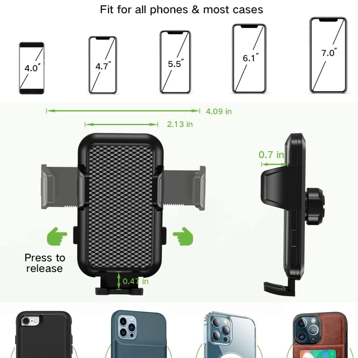 Phonery Cup ® Universal Cup Phone Holder