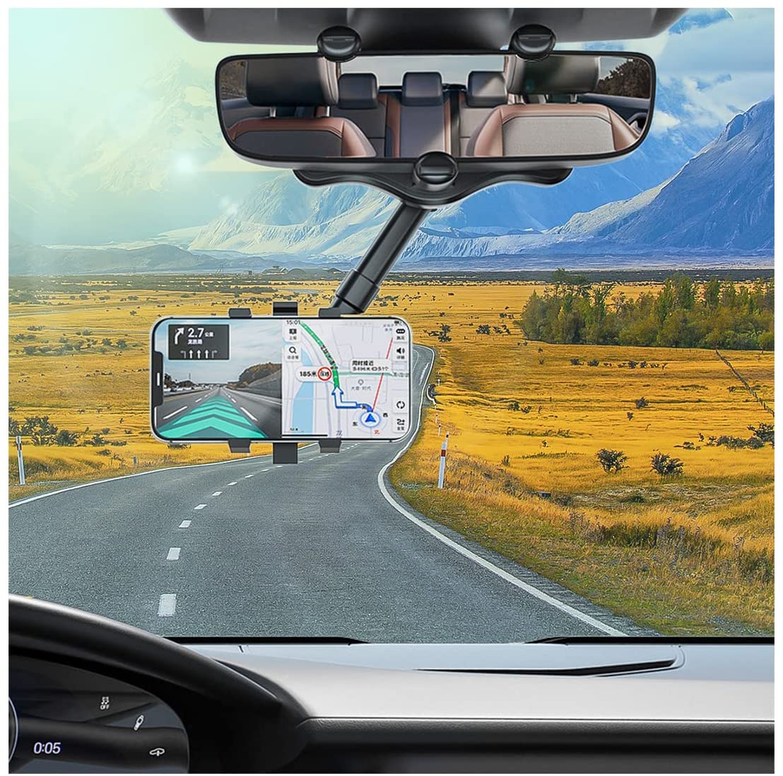 Phonery Rearview ® Car Phone Mount