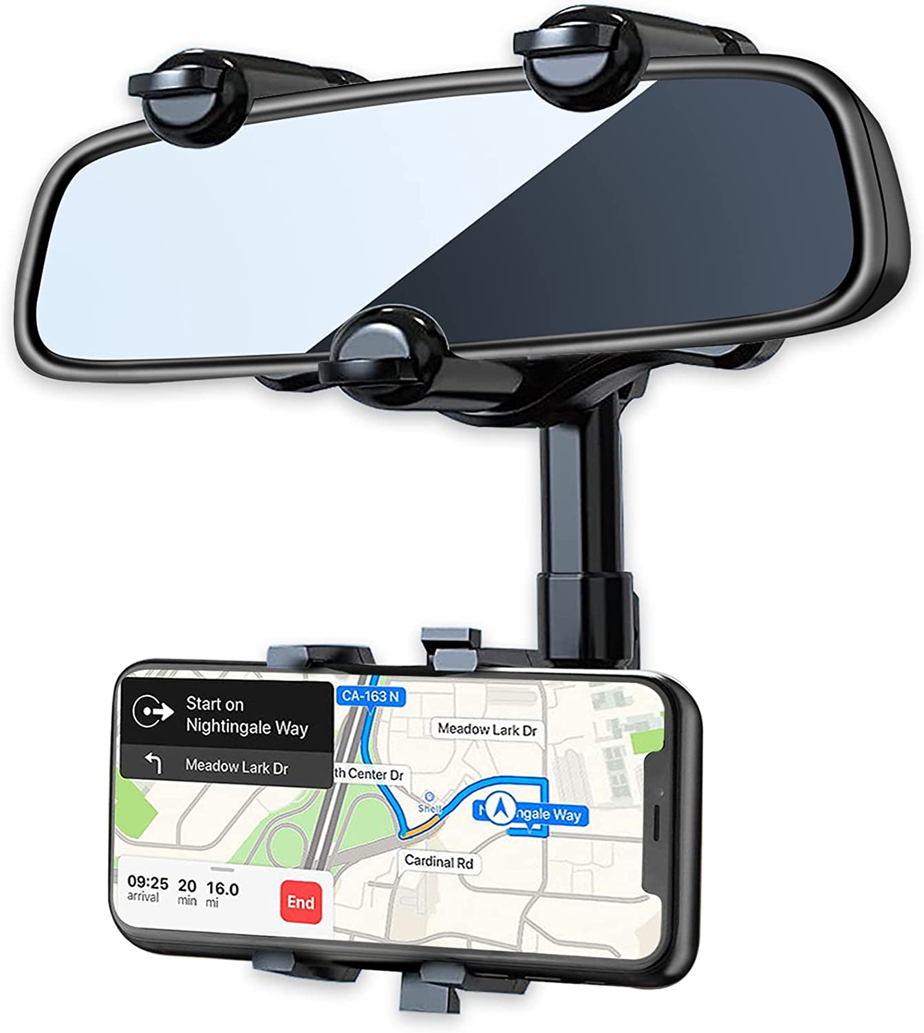 Phonery Rearview ® Car Phone Mount