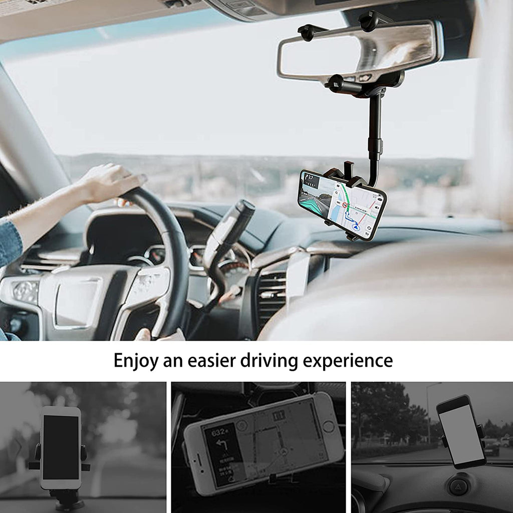 Phonery Rearview ® Car Phone Mount