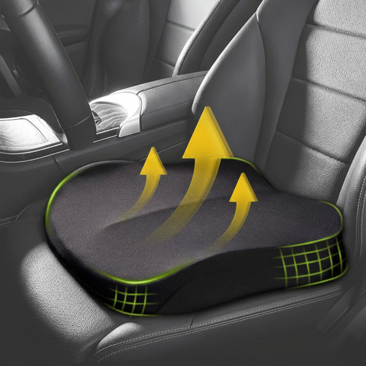 Phonery BoostBuddy ® Car Cushion for Seat